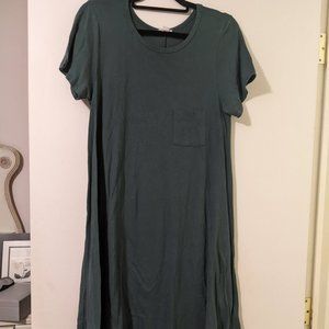 LuLaRoe High-Low Teal Dress